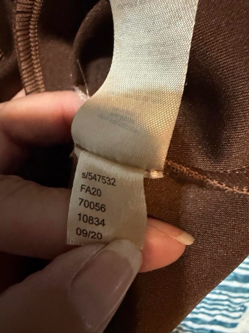 LOFT Chestnut Brown Tailored Straight-Leg Pants - Picture 5 of 5